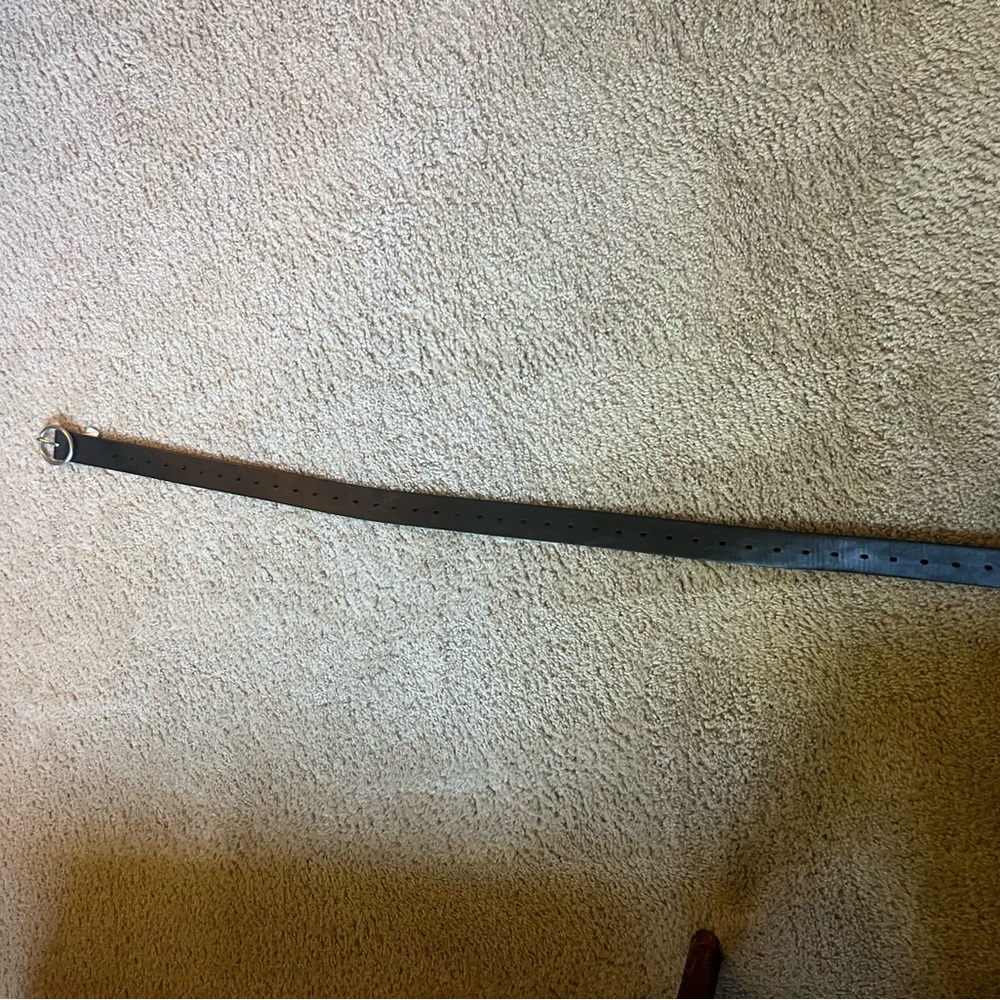 Black Leather Belt